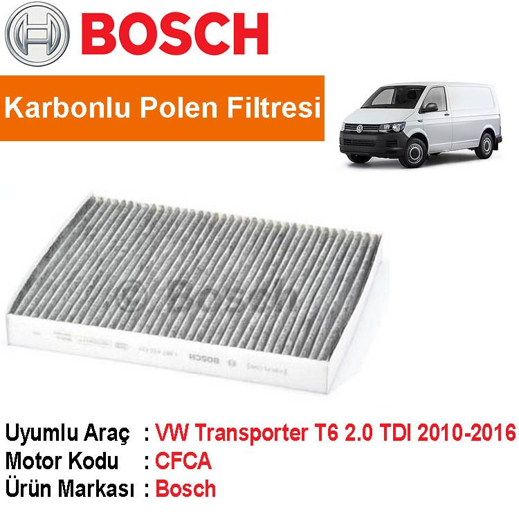 VW Transporter T6 2.0 CFCA Karbon Polen Filtresi 2010-2016 Bo
