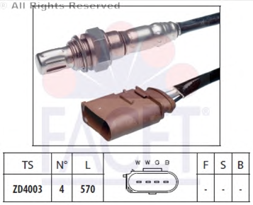 TOLEDO 2 1.6 16V BCB 00-06 OKSİJEN SENSÖRÜ 036906262F KATALİTİK