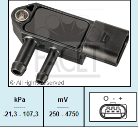 AMOROK 2.0 BiTDI CDCA 11→ EGZOZ BASINÇ SENSÖRÜ 076906051B 1K01315