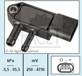 VW EGZOZ BASINÇ SENSÖRÜ 076906051A 03G906051A 2E0131552F Facet