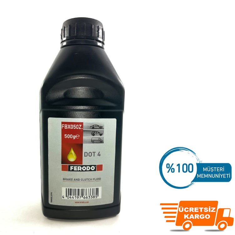 Ferodo Hidrolik Fren Yağı DOT 4 500 ML PK24 FBX050Z