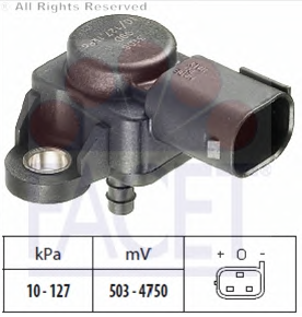 VW CRAFTER 30 - 35 2.5 TDI BJK 06→ MAP SENSÖRÜ 2E0906051A
