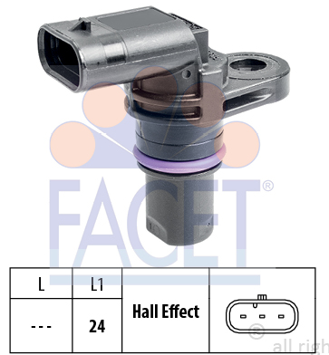 VW EKSANTRİK DEVİR SENSÖRÜ VW 04C907601 Facet 9.0793