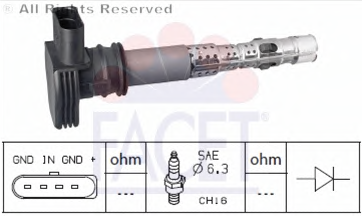VW SUPERB 1.8 TSI BZB 08→ ATEŞLEME BOBİNİ 06F905115F 07K905715D