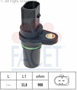 VW KRANK DEVİR SENSÖRÜ VW 06H906433 Facet 9.0640