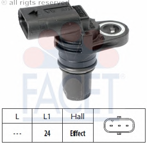 Q7 3.0 TDI CCMA 07→ EKSANTRİK DEVİR SENSÖRÜ 07L905163 07L905163A