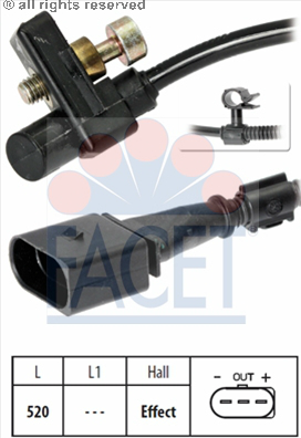 POLO 3 CLASSIC 1.4 AKK AUD 95-01 KRANK DEVİR SENSÖRÜ 030957147G