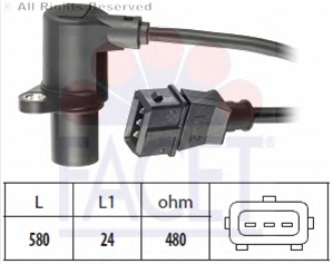 VW PASSAT 1.8 T AEB APU 96-00 KRANK DEVİR SENSÖRÜ 050906433 Facet