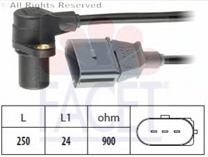 VW KRANK DEVİR SENSÖRÜ 06A906433K Facet 9.0254