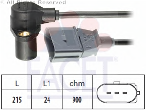 VW BORA 1.6 AVU BFQ 00-05 KRANK DEVİR SENSÖRÜ 06A906433L Facet