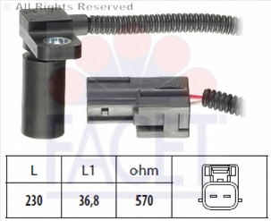 VW EKSANTRİK DEVİR SENSÖRÜ 001927321A Facet 9.0233