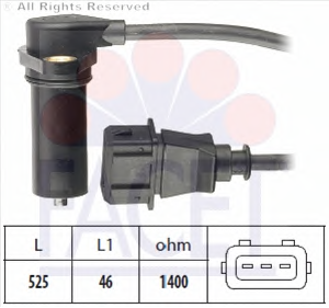 VW TOLEDO 2 1.9 TDI AHF 99-06 KRANK DEVİR SENSÖRÜ 038907319 Facet