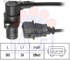 POLO 100 1.6 CLASSIC AFT 95-01 KRANK DEVİR SENSÖRÜ 037906433B 03