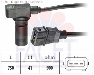 VW KRANK DEVİR SENSÖRÜ 078905375 078905381A Facet 9.0066