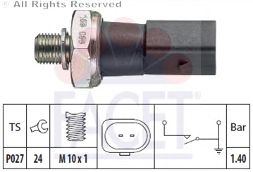 VW YAĞ MÜŞÜRÜ 1.40 BAR 06D919081B Facet 7.0168