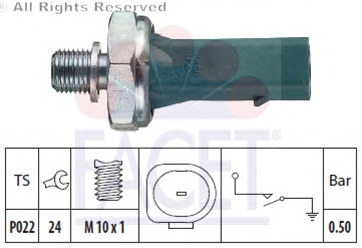 POLO 1.4 16V AHW 99-01 YAĞ MÜŞÜRÜ 0.50 BAR 06A919081C 036919081A