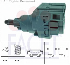 VW FREN MÜŞÜRÜ 1C0945511A Facet 7.1230