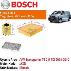 VW Transporter T5 2,5 TDI Filtre Bakım Seti 2004-2010 [Bosch]