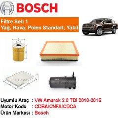 VW Amarok 2.0 TDI Filtre Bakım Seti 2010-2015 [Bosch]