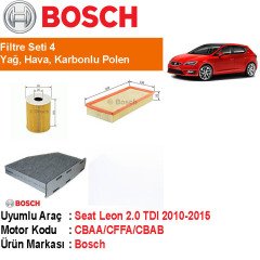 Seat Leon 2.0 TDI Filtre Bakım Seti 2010-2015 [Bosch]402006