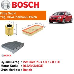 VW Passat 1.9 / 2.0 TDI Filtre Bakım Seti 2004-2010 [Bosch]