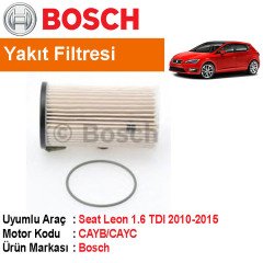 Seat Leon 1.6 TDI Yakıt Filtresi 2010-2015 [Bosch]402006