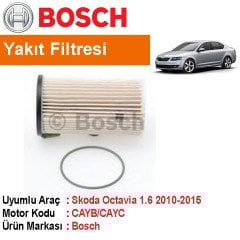 Skoda Octavia 1.6 TDI Yakıt Filtresi 2010-2015 [Bosch]402006
