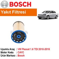 VW Passat 1.6 TDI Yakıt Filtresi 2010-2015 [Bosch]402809