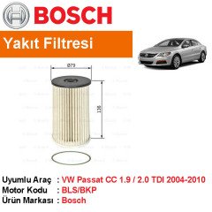 VW Passat CC 1.9 / 2.0 TDI Yakıt Filtresi 2004-2010 [Bosch]
