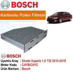 Skoda Superb 1.6 TDI Karbonlu Polen Filtresi 2010-2015 [Bosch]