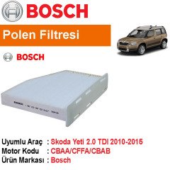 Skoda Yeti 2.0 TDI Polen Filtresi 2010-2015 [Bosch]