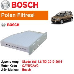 Skoda Yeti 1.6 TDI Polen Filtresi 2010-2015 [Bosch]