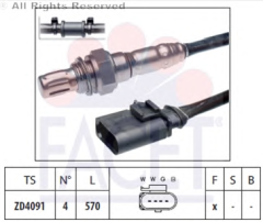 AUDI A3 1.6 BGU BSE BSF 03→ OKSİJEN SENSÖRÜ 06A906262BS KATALİTİK