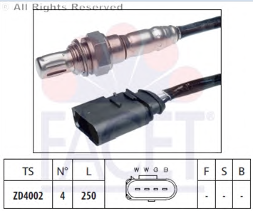 FABIA 1.2 AZQ BME 03→ OKSİJEN SENSÖRÜ 03C906262 Facet 10.7920