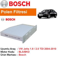 VW Jetta 1.9 / 2.0 TDI Polen Filtresi 2005-2010 [Bosch]