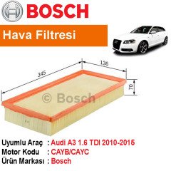 Audi A3 1.6 TDI Hava Filtresi 2010-2015 [Bosch]