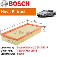 Skoda Octavia 2.0 TDI Hava Filtresi 2010-2015 [Bosch]