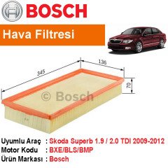 Skoda Superb 1.9 / 2.0 TDI Hava Filtresi 2009-2012 [Bosch]