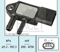 VW POLO 1.2 TDI CFWA 09→ EGZOZ BASINÇ SENSÖRÜ  059906051C Facet