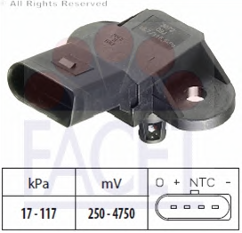 MAP SENSÖRÜ VW 06B906051 Facet 10.3072