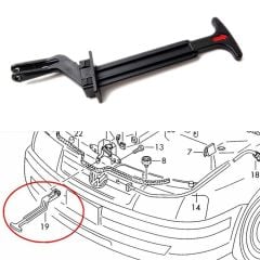 VW Volkswagen Passat 1997-2000 Kaput Açma Mandalı 3B0823593C