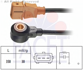 VW VURUNTU SENSÖRÜ  037905377 037905377A (Kahverengi) Facet
