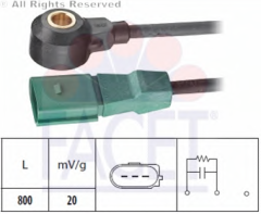 VW VURUNTU SENSÖRÜ  VW 07D905377 (Yeşil)  Facet 9.3060