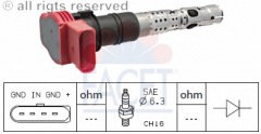 VW ATEŞLEME BOBİNİ  VW 077905115B 077905115T  Facet 9.6333