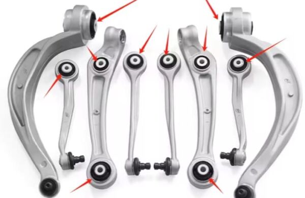 Audi A4 B8 B9 2013-2017 Ön Düzen Salıncak Burcu Kiti 8K0407183D 182B 515 4E0407181B