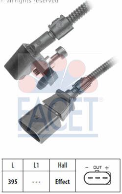 GOLF 4 1.6 16V BCB 00-05 KRANK DEVİR SENSÖRÜ 030957147AA 0309571