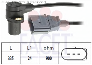 VW AUDI A8 3.0 TDI QUATTRO ASB 03→ KRANK DEVİR SENSÖRÜ 06A906433E