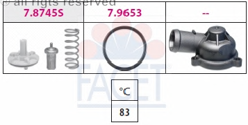 TERMOSTAT 83°C 03C121110Q Facet 7.8745K