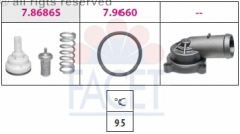 VW TOURAN 1.4 TSI BMY CAVC 06→ TERMOSTAT 95°C  03C121110G Facet