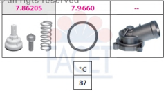 VW AUDI A3 1.6 FSI BAG BLF BLP 03→ TERMOSTAT 87°C  03C121110F